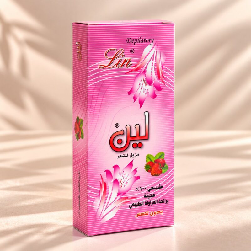 لين مزيل الشعر بالفراولة (شريحتين)